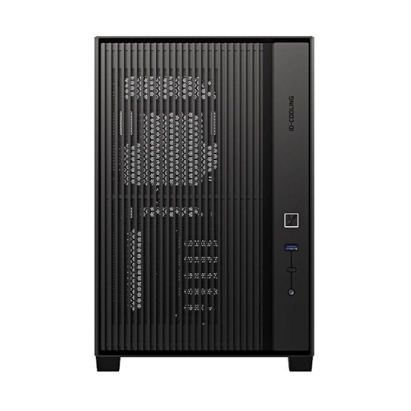 Корпус Case ID-Cooling FLOW 500 Black mATX/ win TG/no fan/ Gen2 Type C/ CPU180mm/ GPU 403mm/ no PSU