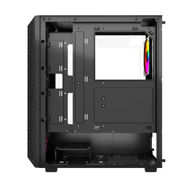 Корпус ATX Б_БП Powercase Mistral S4B (USB, Audio,TG, 4x120mm FRGB, черный)[CMSB-L4]