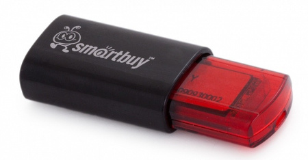 Флеш-накопитель USB2.0 64GB SmartBuy Click (SB64GBCL-K) красно-черный