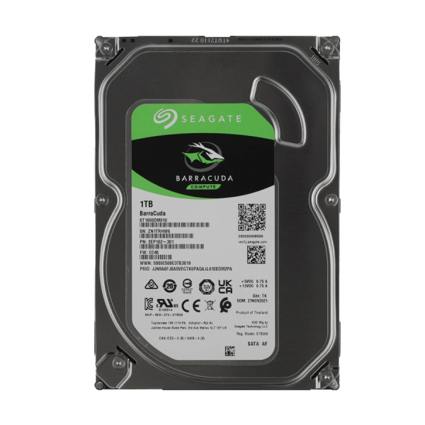 Жесткий диск HDD 1,0Tb Seagate ST1000DM010 Barracuda7200,64Mb Refurbished