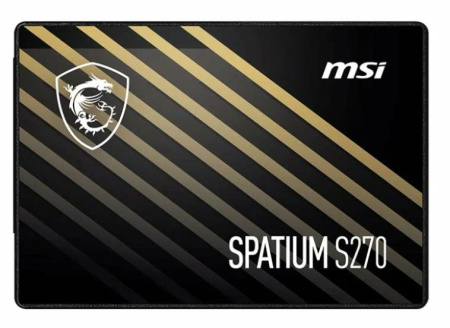 SSD-накопитель 480Гб MSI SPATIUM S270 [S78-440E350-P83] (3D TLC,500/450Мб/с)