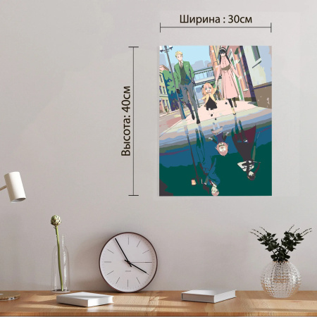 Картина по номерам RedPanda "Семья Шпионов" 30*40см (р54550)