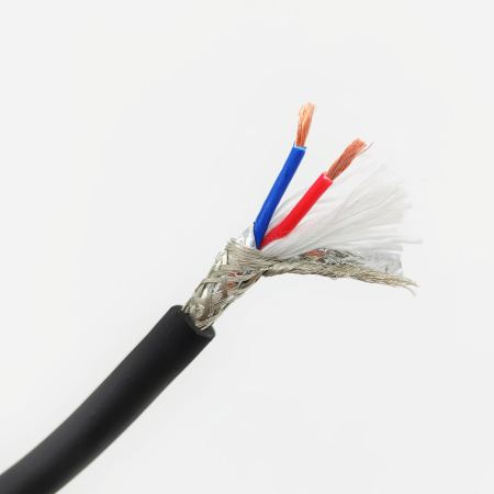 Кабель экранированный TRVVPS  2х0.5мм2, метражом, гибкий для ЧПУ