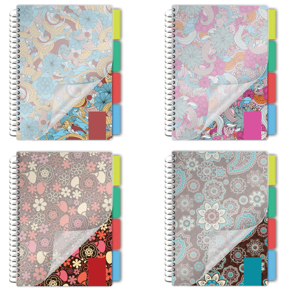 Бизнес-тетрадь BRAUBERG А5 150л. "Foxy Lady" на гребне с разделителями (401794)