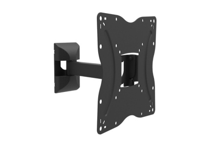 Кронштейн ITECHmount LCD522 черный настенный,для тв,13-42",до 30кг,от стены 60-205 мм,с выносом, с функцией наклона -14°~ +5°,и поворота -90° ~ +90° V