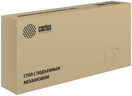 Стол для компьютера Cactus CS-ED электропривод столешница МДФ белый каркас белый (CS-ED-WWT)