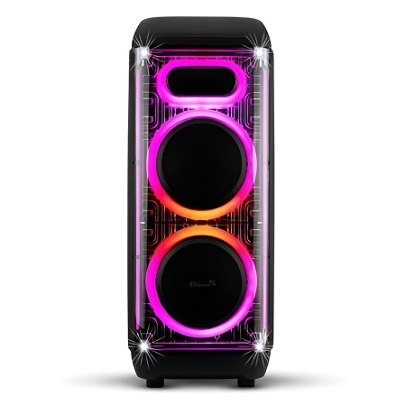 Портативная колонка ELTRONIC 20-23 SKILLETS BOX 1500 динамик 10" 150Вт, Bluetooth, TWS, FM, USB,  microSD, 2*MIC, AUX