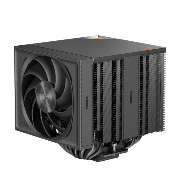 Кулер для процессора/ CPU Cooler PCCooler RZ820 BK (289W, 4-pin PWM, 165mm, Al/Cu, 4x8mm+4x6mm, 1x140mm+1x150mm, 71.9CFM/86.7CFM, 27.1dBA/32dBA, 1500RPM/2200RPM, S: 1851/1700/1200/20XX/115X, AM5/AM4, black)
