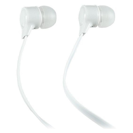 Наушники Perfeo BASE  вставные, 32Ом, 100дБ, кабель 1.2м, Белый (PF_B4214) STN