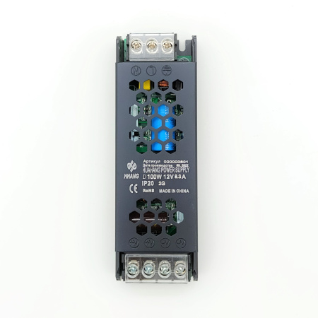 Блок питания в корпусе 12в,  8.3а, IP20, 130*43*23мм, LS Slim 100W