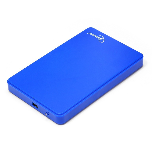 Внешний бокс для HDD 2.5" USB_2.0  Gembird EE2-U2S-40P-B синий,пластик