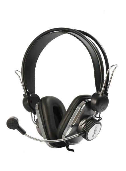 Гарнитура Sven AP-600 полноразмерные, 32Ом, 106дБ, кабель 2.2м, Black