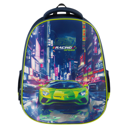 Ранец ArtSpace School Friend "Speed" 39*30*18см, 2 отделения, 2 кармана Uni_64895