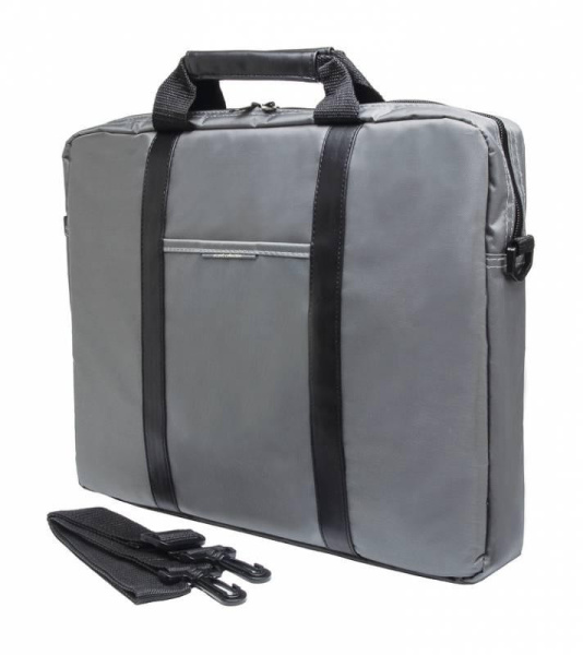 Сумка для ноутбука 15.6" PC Pet PCP-1003GR серый/черный нейлон