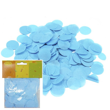 Конфетти круглое, голубое (6056124)