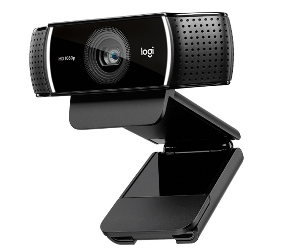 Веб-камера Logitech C922 Pro Stream 2МП,1920*1080,микрофон,автофокус,креп.на монитор,че (960-001088/960-001089)