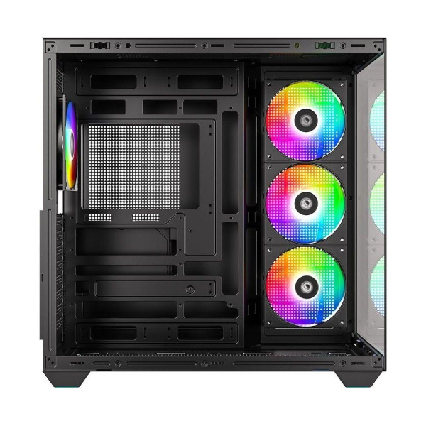 Корпус ID-Cooling View 510 черный без БП ATX 10x120mm 1xUSB3.0 audio bott PSU