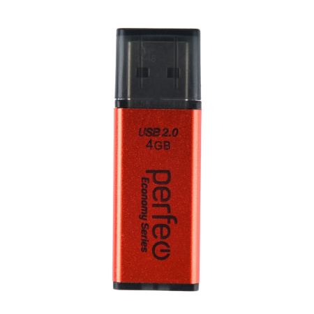 Флеш-накопитель USB2.0 4Gb Perfeo E03 (PF-E03R004ES) красный