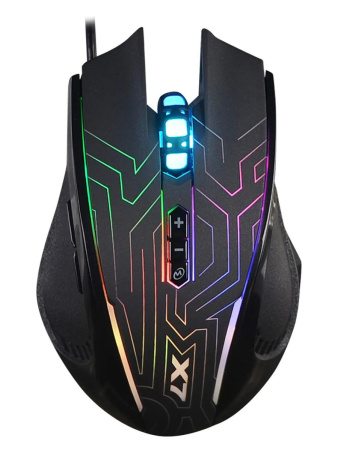 Игровая мышь USB A4Tech X87 Maze оптическая, 8кн, 2400dpi, Black