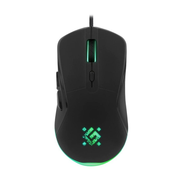 Игровая мышь USB Defender Arga GM-049 оптика, 6 кнопок, 3600dpi, черн,радуж +ковер