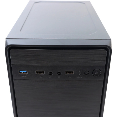 Корпус mATX 450w TESLA 1708U3BM (1*USB3.0+2*USB2.0,Audio,черный)[TSL-1708U3-450W-BM]