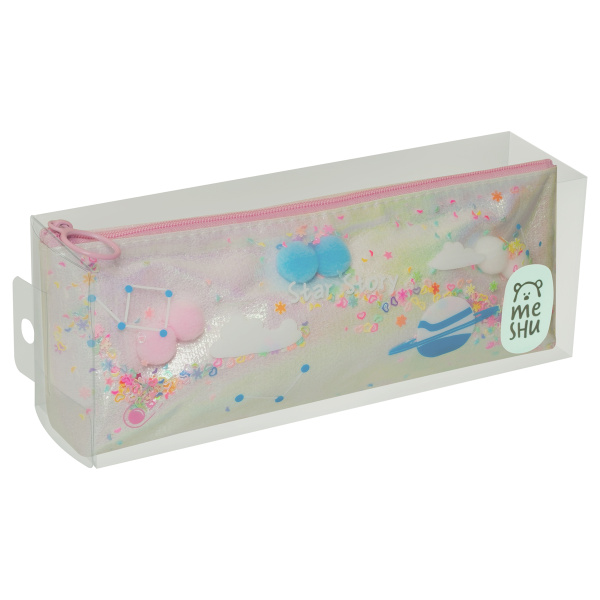 Пенал 1 отделение MESHU "Star story" 200*80*30, мягкий (MS_57908)