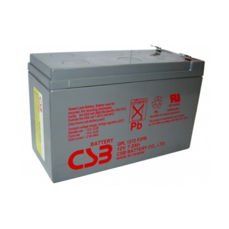 Аккумулятор CSB GPL1272 12V,7Ah,F2,FR,увеличенный_срок_службы (в94+6/д151/ш65) Аккумулятор CSB GPL1272 12V,7Ah,F2,FR,увеличенный_срок_службы (в94+6/д151/ш65)