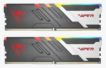 Память DDR5 2x16Gb 5600MHz Patriot PVVR532G560C36K Viper Venom RGB RTL Gaming PC5-44800 CL36 DIMM 288-pin 1.25В с радиатором Ret