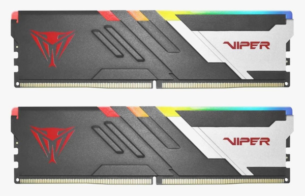 Память DDR5 2x16Gb 5600MHz Patriot PVVR532G560C36K Viper Venom RGB RTL Gaming PC5-44800 CL36 DIMM 288-pin 1.25В с радиатором Ret