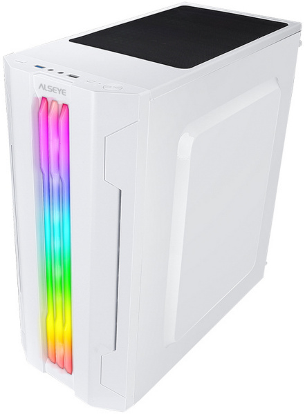 Корпус ATX Б_БП Alseye Auro (USB3.0,Audio,TG,белый,RGB)[AS.07.0009]