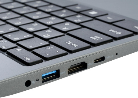 Ноутбук IRU Tactio 14ALH Core i3 1215U 8Gb SSD256Gb Intel UHD Graphics 14" IPS FHD (1920x1080) Windows 11 Pro Multi Language 64 grey WiFi BT Cam 4000mAh (2059058)