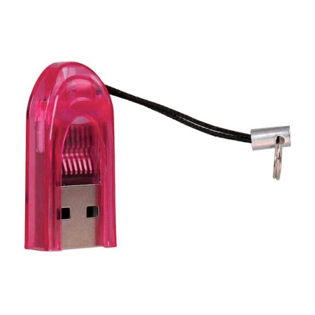 Картридер внешний Smartbuy SBR-710-R красный для microSD Картридер внешний Smartbuy SBR-710-R красный для microSD