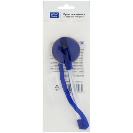 Ручка настольная OfficeSpace "Reception" синяя, 0,7мм, синий корпус TBbu_16080