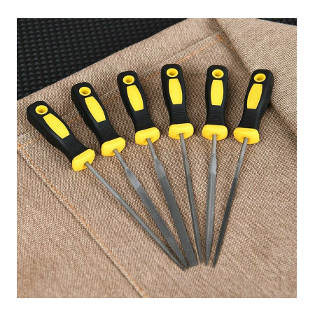 Набор надфилей 160мм, 6штук, Deli DL2141