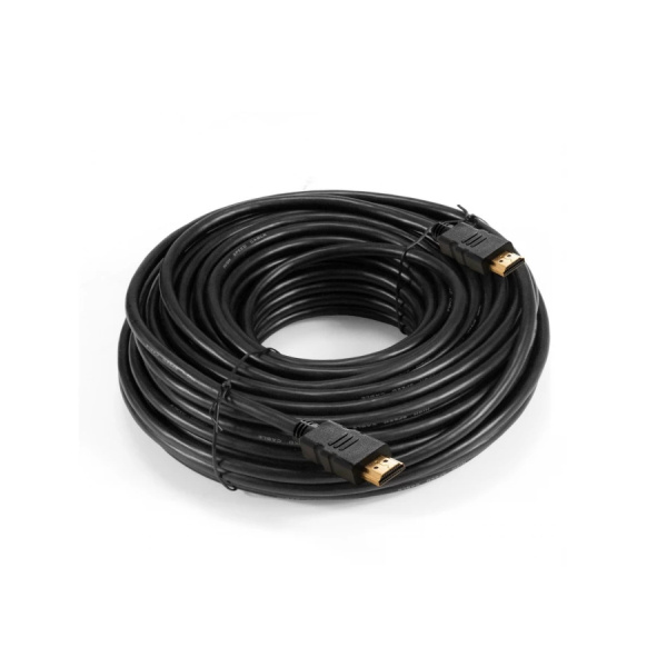 Кабель HDMI(m) - HDMI(m) 20м ExeGate, v1.4 (EX-CC-HDMI-20.0F) ферритовые кольца, позолоченные контакты