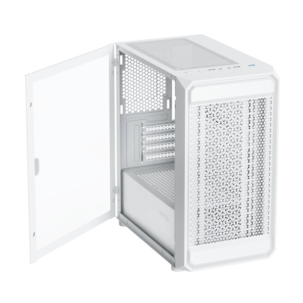 Корпус mATX Б_БП XASTRA A303M 3FRGB White (USB3.0,Audio,TG,белый,Mesh,1х120мм+2х140мм FRGB,CPU Cooler до 160мм, VGA до 285мм)[A303M-2FC14F-1FC12F-D-WH