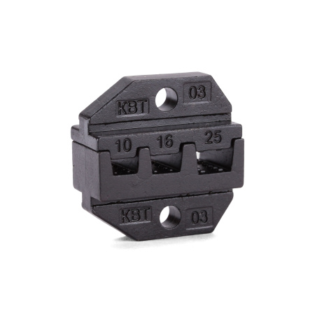 Матрица кримпера КВТ МПК-03, НШВ НШВИ 10..25мм², обжим трапеция, для СТВ СТК