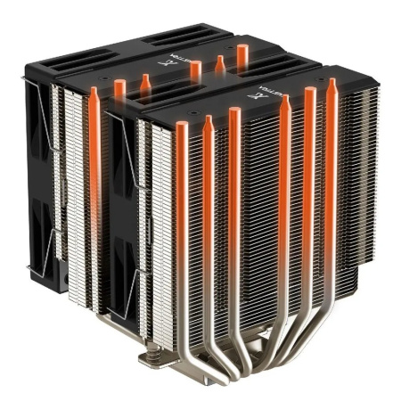 Кулер S115х/1200/1700/1851/AMx XASTRA AX620 (270W/2*120mm/800-1850rpm/ARGB/6 тепл.трубок/медное основание)[AX620-YYNFMX-GL]