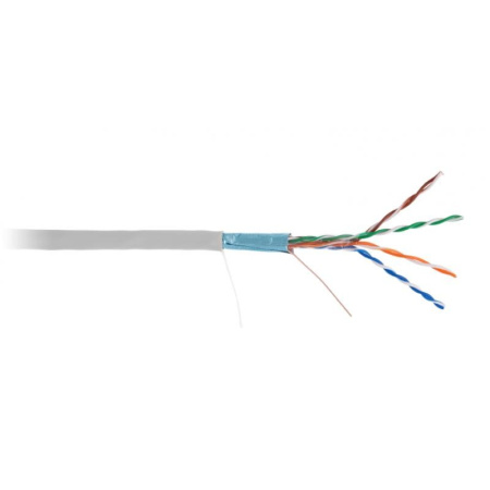 Кабель_витая_пара 305m Cu NETLAN F\UTP 4_пары_кат_5E EC-UF004-5E-PVC-GY (C088) экран