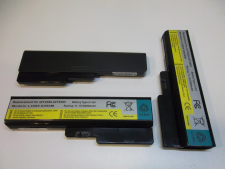 Батарея для Lenovo G530, G450, G550, G555 (11.1V 4400mAh) p/n: L08S6Y02, L08L6Y02, L08N6Y02
