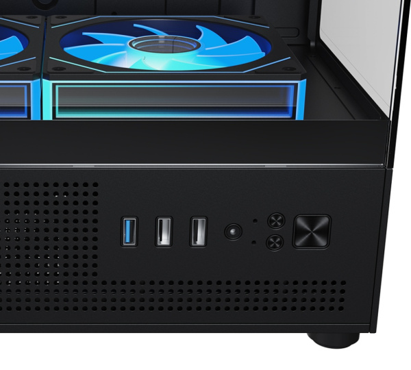 Корпус mATX Б_БП XASTRA Q300M 5ARGB-C6 (USB3.0,Audio,черный,5х120мм ARGB,ARGB+PWM HUB 6port,CPU Cooler до 163мм, VGA до 280мм,"аквариум")