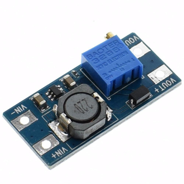 Преобразователь DC/DC out   2.5..28V 2A, in 2..24V, StepUp, CV, MT3608