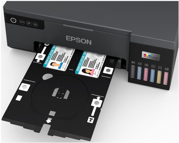 Принтер струйный Epson L8050 (C11CK37405/506/507/504/402) A4 WiFi черный