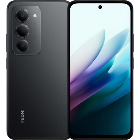 Смартфон Xiaomi REDMI 15 6Гб 128Гб Midnight Black 6.9", IPS, 1080*2340, 4*2.8+4*1.9ГГц, 50+8+2Мп, 8Мп, NFC, 4G, 7000мАч, And 15