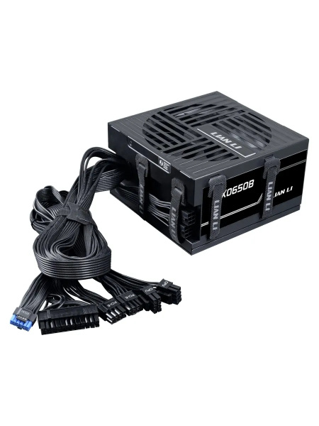 Блок питания 650Вт Lian Li BX0650B (ATX 3.1,APFC,135мм,2PCI-E,16-pin (12V-2X6),PCI-E 5.1,5SATA,80+Bronze)[G9P.BX0650B.B000.RU]