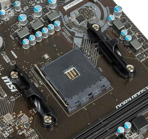 Мат.плата SocAM4 AMD B450 MSI B450M-A PRO MAX (mATX,2DDR4,M.2,DVI,HDMI,PC4133)