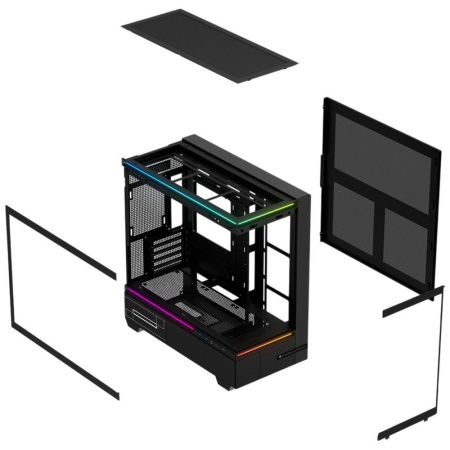 Корпус Case Thermalright TL-M10 Black mATX / win / black / no PSU / Tempered Glass