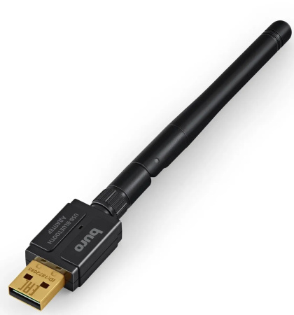 Адаптер Bluetooth USB Buro BU-BT532 Bluetooth 5.3+EDR class 1 100м черный