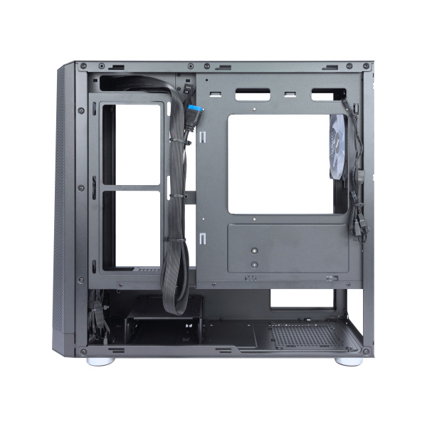 Корпус mATX Б_БП 1STPLAYER FD5-M ARGB Black (USB3.0, Audio, 4x120mm ARGB,черный)[FD5-M-BK-4F2(AP)]