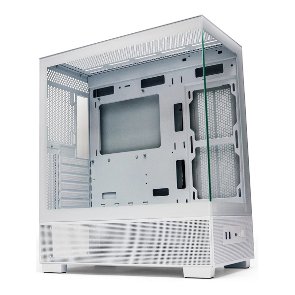 Корпус ATX Б_БП XASTRA Q500-0F White (USB3.0,Audio,белый,no fans,CPU Cooler до 160мм, VGA до 405мм,"аквариум")[Q500-0F-WH]